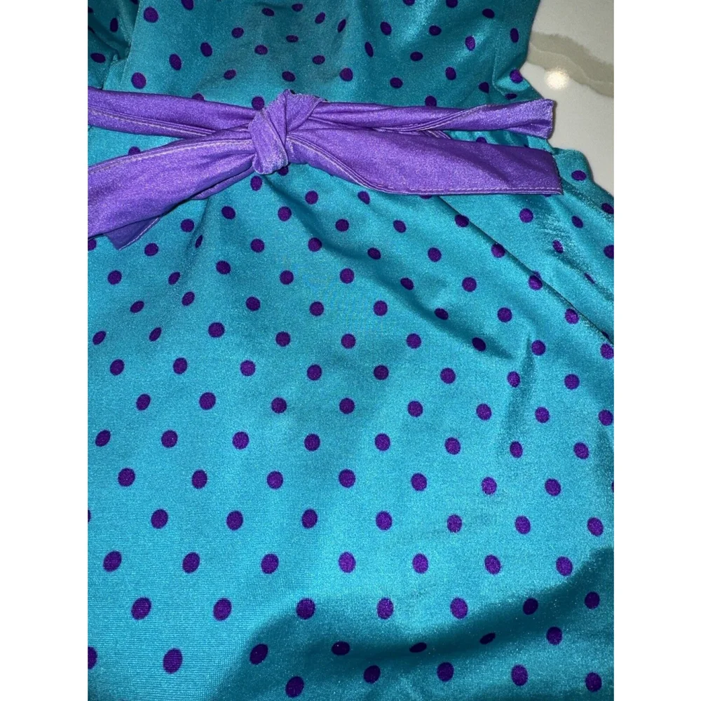 Vintage Some Body Mainstream bullet bra bathing suit union made Blue & Purple - Picture 2 of 12